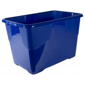 Buy Strata Curve 3 x 65L Plastic Box with Lid - Clear, Plastic storage  boxes and drawers